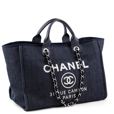 baguette bag chanel|chanel denim shopping bags.